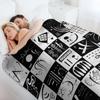 Trente, by Kandinsky Throw Blanket Soft Comfort Blanket for Reading Watching TV