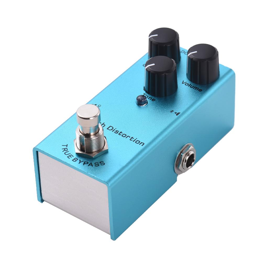 Педаль гитарных эффектов Crunch Distortion Ручки управления Gain Volume Tone Вход/Выход 6.35мм DC 9V Электрическая