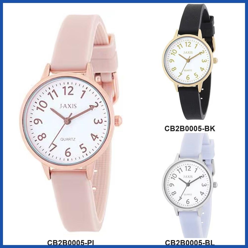 J-AXIS CB2B0005 Unisex Wrist Watch CB2B0005-PI CB2B0005-BK CB2B0005-BL Gift Casual Business Sports Student