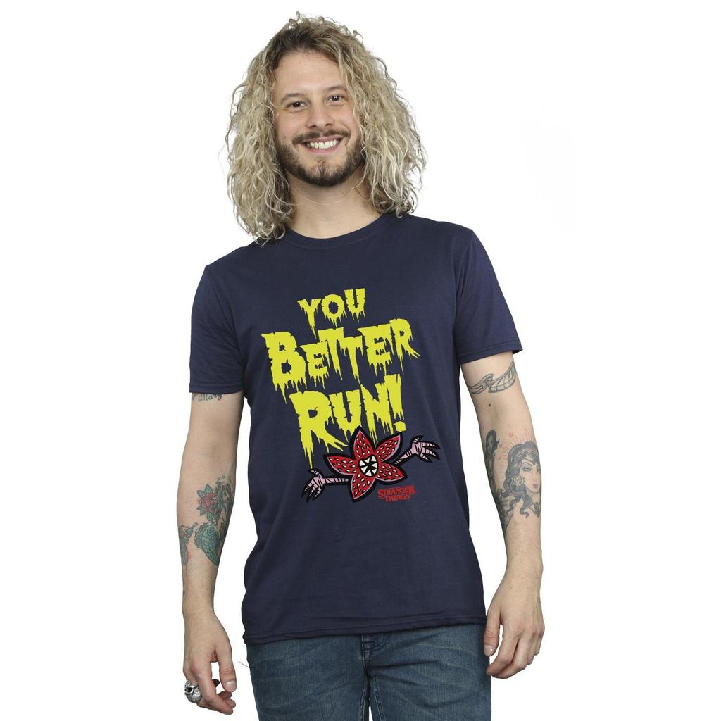 Netflix Mens Stranger Things You Better Run T-Shirt
