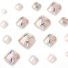 Blue Purple Butterfly Gold Foil Foot Nail Wearing Nail Finished Nail Pads, Wearing Nail Wearable Nail Pads Nail Pads