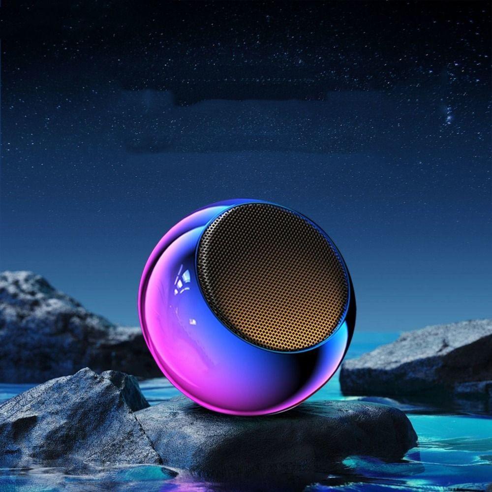 2-in-1 Mini Bluetooth Speaker Magnetic Portable Subwoofer Wireless Sound Box Travel Outdoor