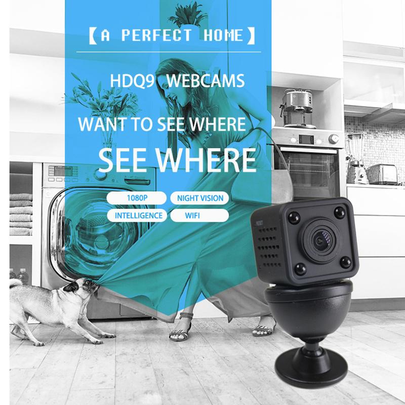 CCTV Cameras 1080P Hdq9 Recorder DVR Wifi Night Vision Sight Camcorder Video Recorder HD Camera