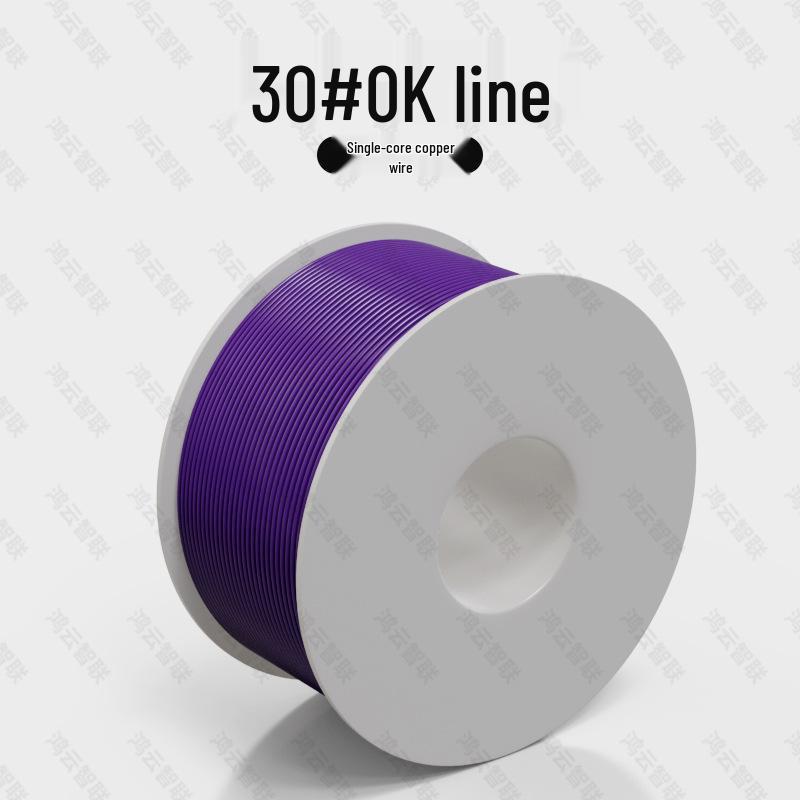Высокотемпературный одножильный медный соединительный провод 30 AWG/32# для печатных плат и плат схемы
