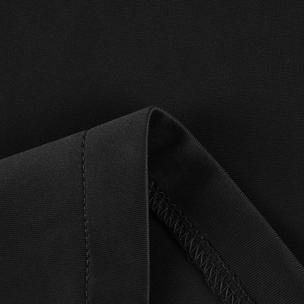 Women's Casual Straight Leg Pants With High Waist Button Elastic Business Work Pants With Multiple Pockets