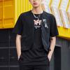 Li Ning Bad Five Tactical Print Дышащий повседневный жилет унисекс Жилеты Черный AMDR009-1