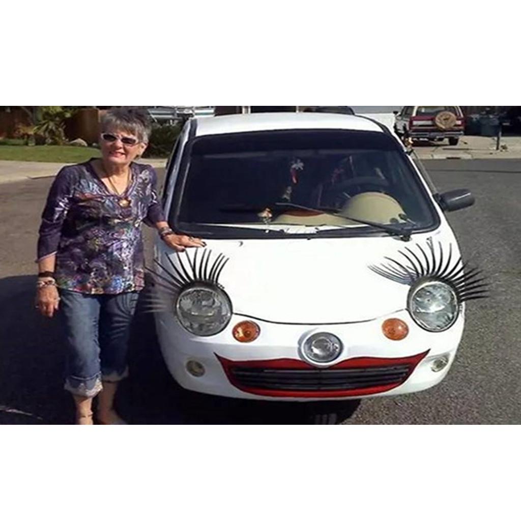 Наклейка на ресницы для фар, автомобильные ресницы, автомобильные накладные ресницы, автомобильная наклейка