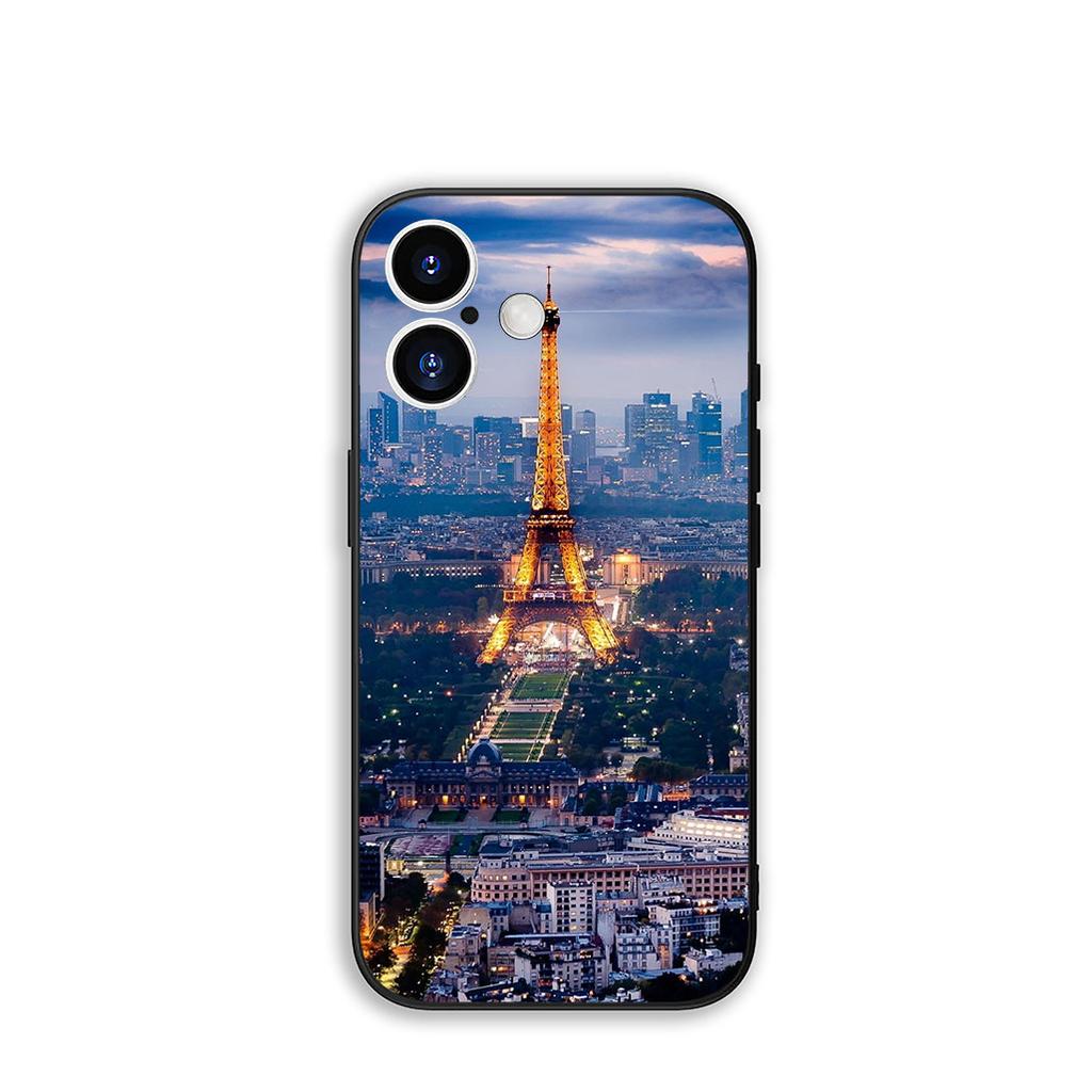 Phone Cover Love Paris Eiffel tower pink Casing for Apple iPhone 17 16 11 Pro XS Max XR 6 7 8 Plus + 16E SE 2020 Air 5 8+ Case