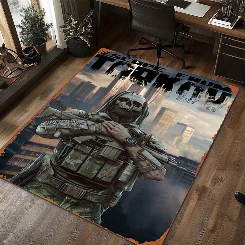 1Pc Escape From Tarkov Game Print Rug - home decoration Carpet For Living Room Bedroom Flooring Computer Chair Area Rug