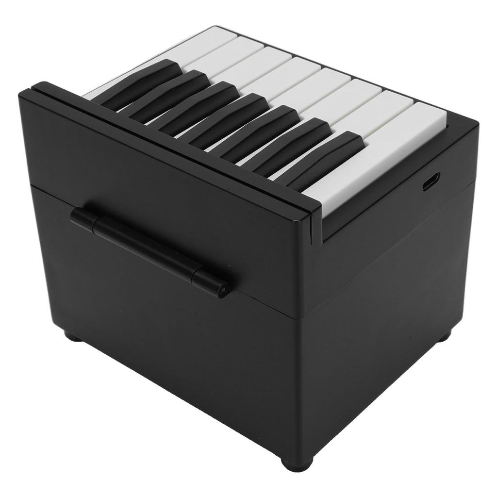 Piano Desk Calendar 2025 Bluetooth Time Date Display Playable Piano Calendar Gift with 27 Cards