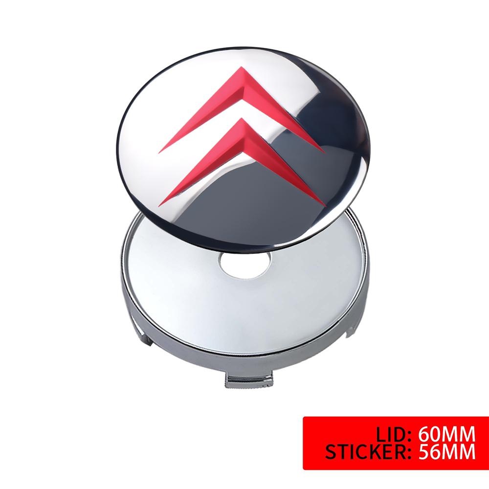 Наклейки на центральные колпачки колес автомобиля 56/60 мм Аксессуары для декора ступиц колес Автомобильные Для Citroen C4 Picasso Xsara C5 C1 C2 C3 Saxo