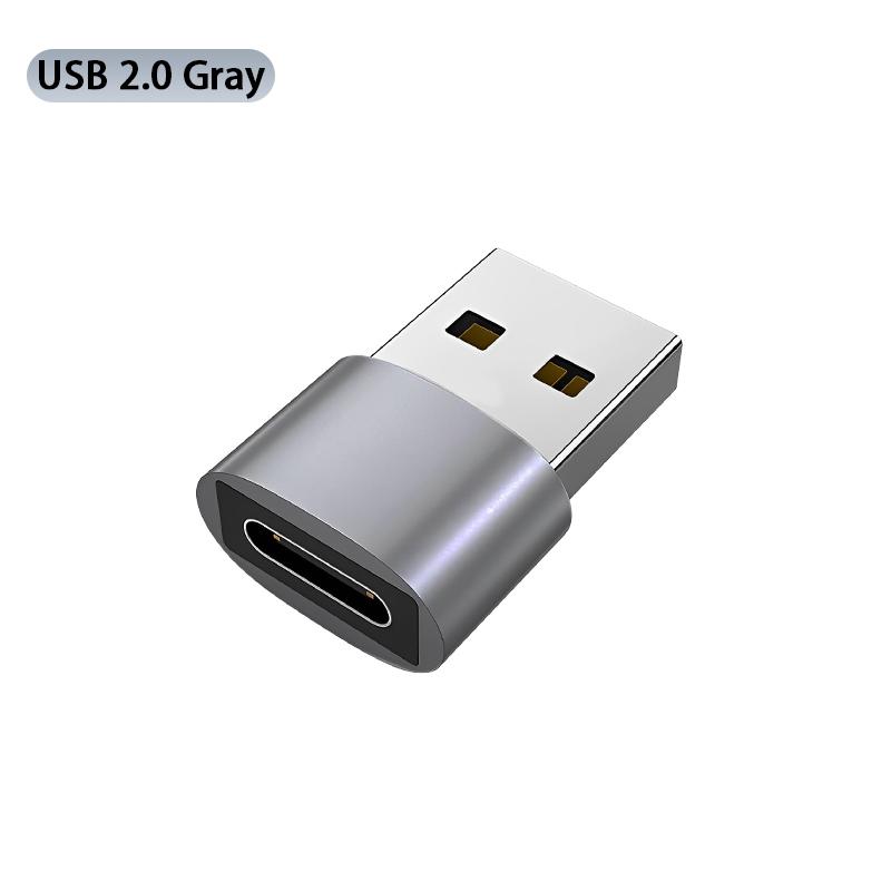 USB C 3.0 Адаптер Type C на USB 2.0 для мобильного телефона, Male to Female, USB C Конвертер, USB Type-C Конвертер для ПК, ноутбуков