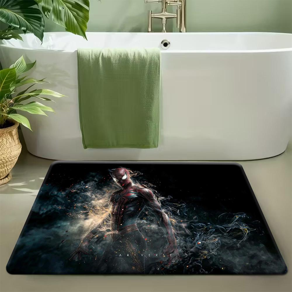 Authorized 1pc Marvel 2D Flat Printed Deadpool Welcome Outdoor Rugs, Suitable for Living Rooms, Bedrooms, Kitchens, Corridors,