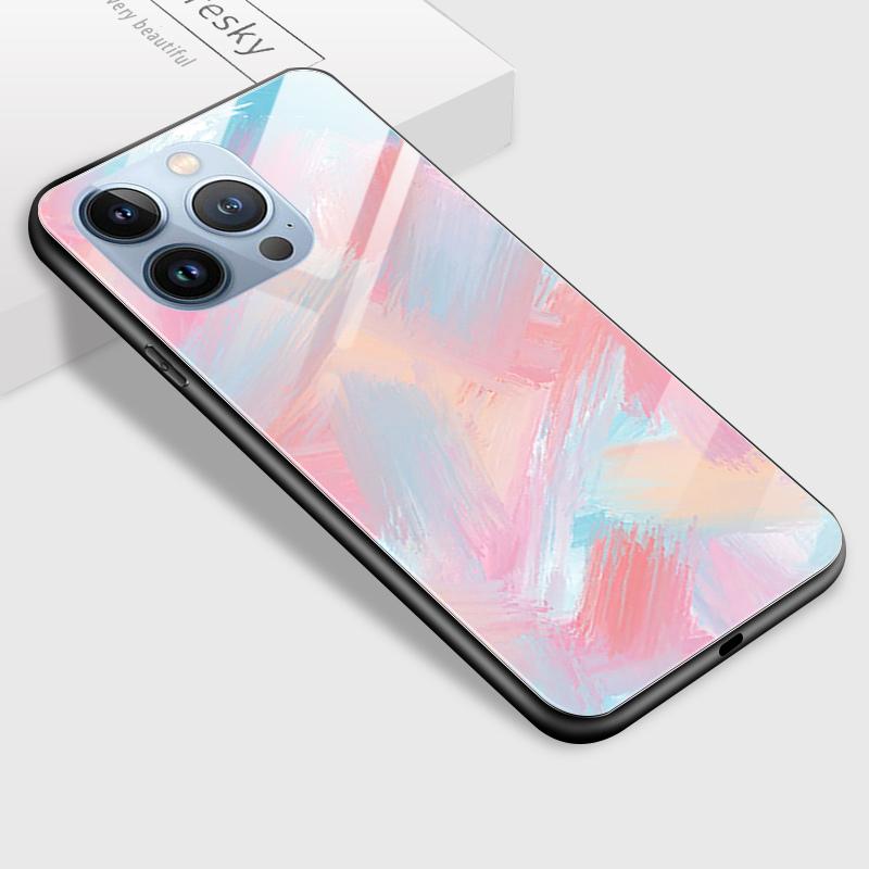 Чехол для телефона из закаленного стекла для Samsung A12 A16 A32 A53 S20FE S23 S25 Honor20 X6A 90Lite 9X Huawei Y9Prime2019 P30Lite Мягкий край Ударопрочный Гладкий чехол