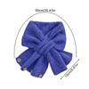 1PC Fashion Winter Warm Cross Scarf Solid Color Knitted Neckerchief Windproof Cold-proof Neck Guard
