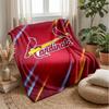St. Louis Cardinals Flannel Fleece Blanket Cozy Warm Throw Blanket For Couch Bed Travel All Season Use