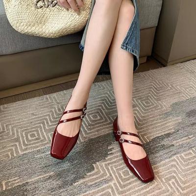 Летние дизайнерские туфли на каблуке для женщин, уличные сандалии из лакированной кожи, женские сандалии, модные туфли с узким поясом и принтом в стиле Singbacks