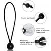 10pcs Bungee Ball Tarps Canvas Tarpaulin Flagpole Ties Cord Ends Elastic Rope Lace Fixed Boat Pole Camping Tent Accessories