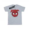 Girls Spider-Man Logo Head Cotton T-Shirt