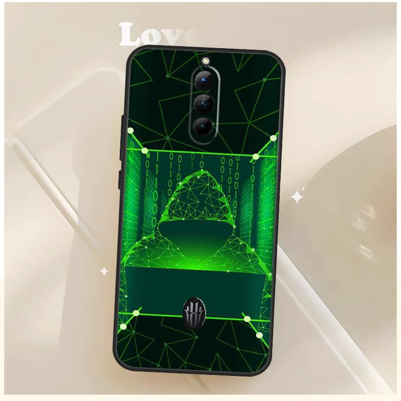Чехол Хакер для ZTE Nubia Red Magic 11 10 10S Pro Plus 8S 9S 8 9 Pro 6S 7S Для RedMagic 10 Air Чехол