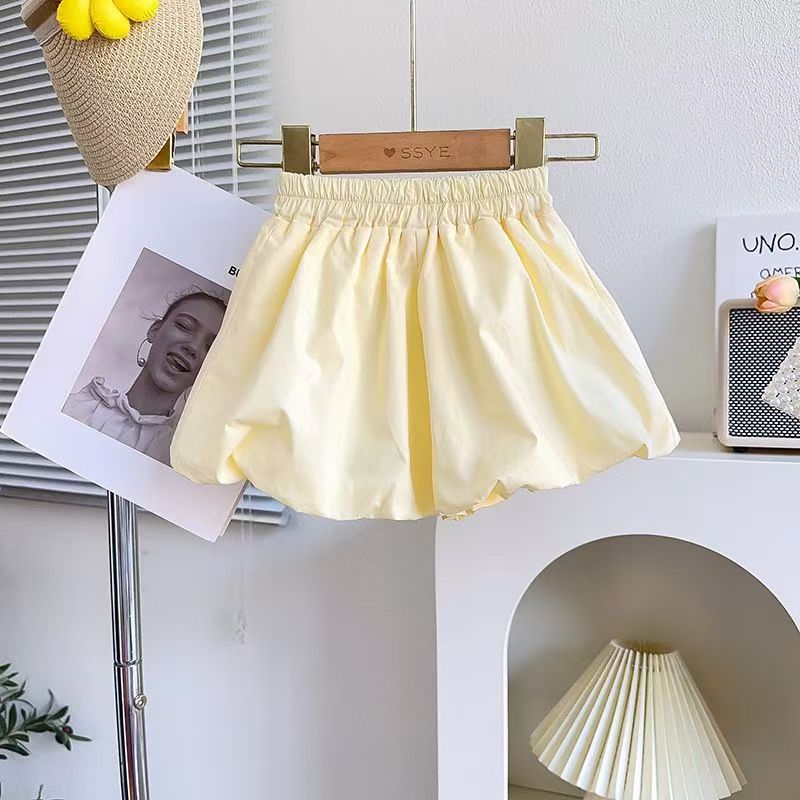 Модный костюм для девочек, летний детский повседневный милый комплект из двух предметов без рукавов с топом и шортами