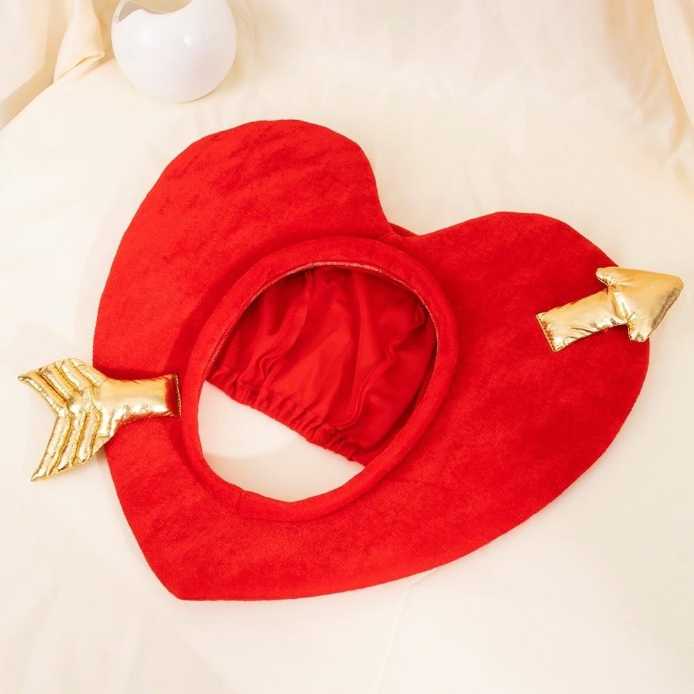 Warm Cupid's Arrow Hat Creative Pullover Hat Kids Toys Gifts Heart Shaped Hat Holiday Celebration