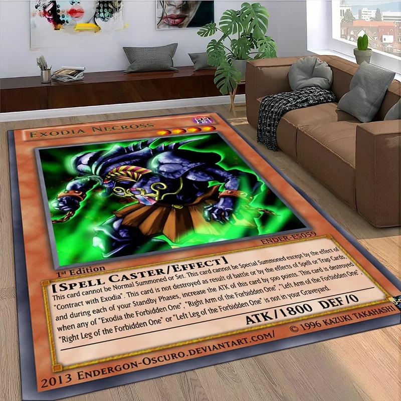 27 Стилей Ковер с Картой Yu-Gi-Oh для Гостиной Домашний Декор Спальня Прикроватный Противоскользящий Коврик Коврик для Пола Дверной Коврик Машинная Стирка