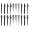 50PCS Plastic irrigation drippers on stake Black micro sprinkler emitter  Agricultural Planting