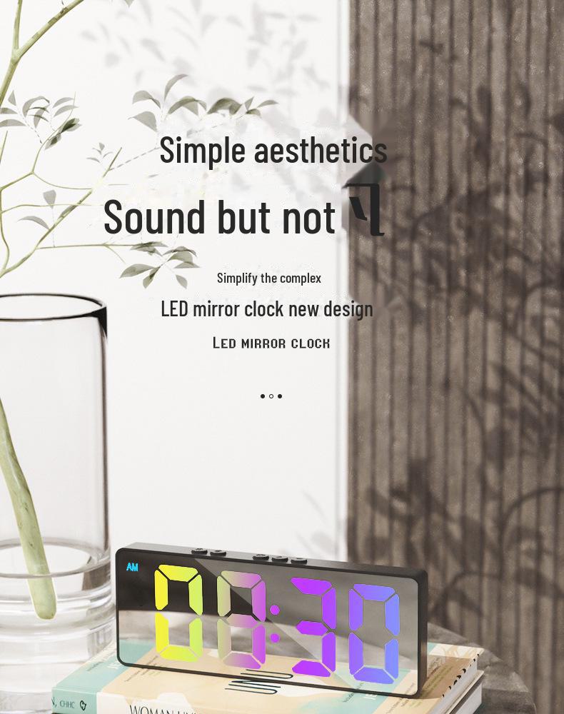 Цифровой будильник с голосовым управлением для детей и настенный, специально разработанный для студентов