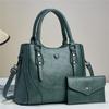 Large Capacity Handbag, Waterproof and Wear-resistant Diagonal Shoulder Bag with Small Bag for Women
