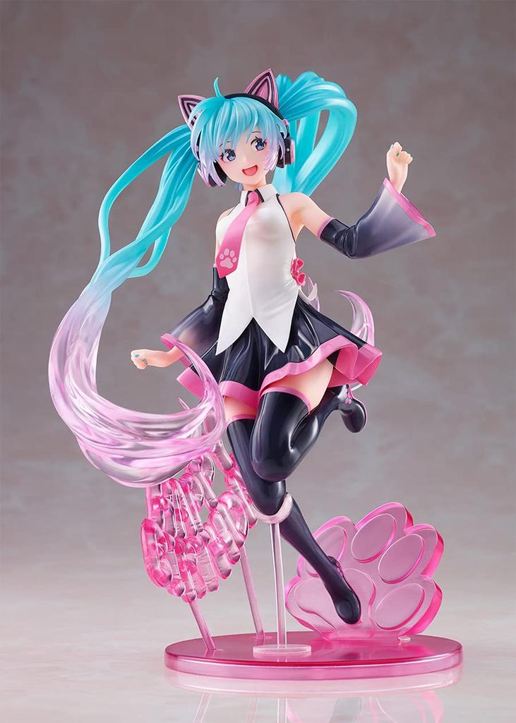 TAITO Hatsune Miku Birthday2021 AMP Figure Cat ~Happy Ver.~