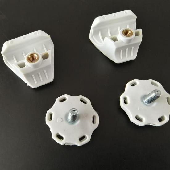 2 комплекта зажимов для козырька футбольного шлема, крепежные винты для футбольного шлема, простая установка винтов для козырька футбольного шлема, аксессуары