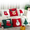 Christmas Throw Pillow Shu Cotton Velvet Holiday Decorative Cushion