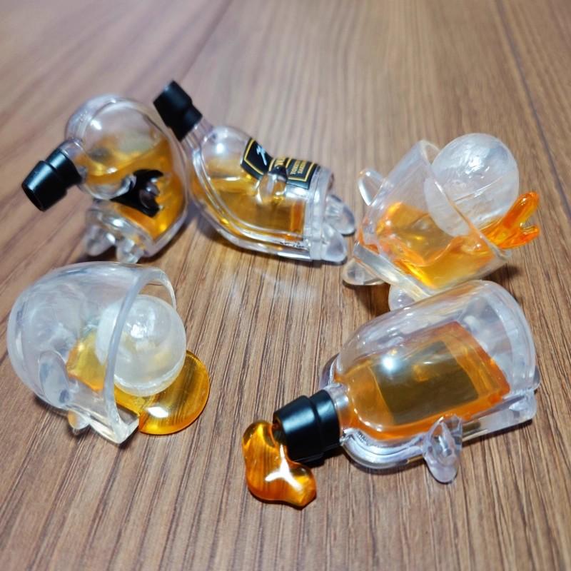 Qualia A Drunk Wine Bottle And Glass, A Personified Whisky Figurine Mini Figurine Decoration Modle