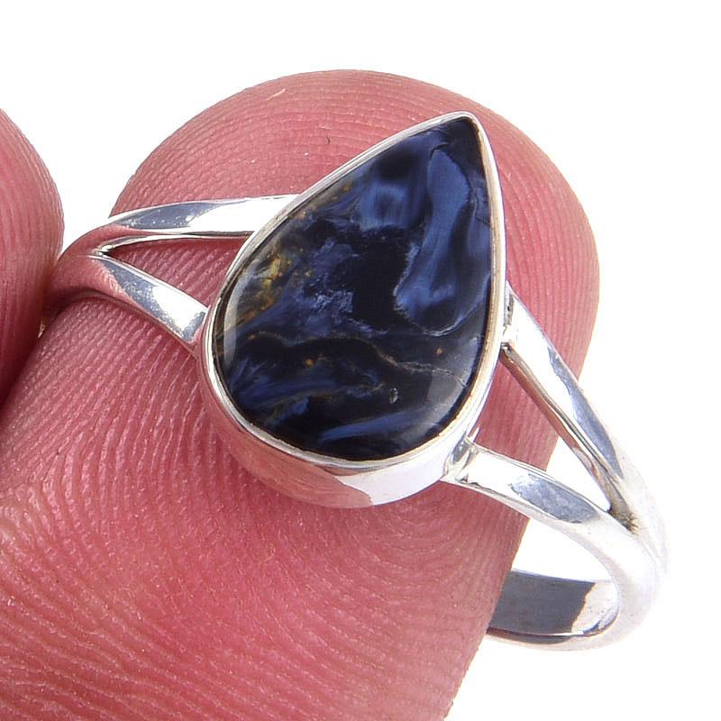 Natural Pietersite Gemstone Handmade 925 Solid Sterling Silver Ring Size 10 T8t20