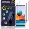 Screen Protector - VCOMP - Xiaomi Redmi Note 10 Pro - Tempered Glass - Pack of 2 - Black