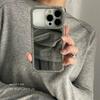 Чехол для iPhone 17 Pro Max с гальванизированными краями и стразами, подходит для iPhone 16/15/14/13/12/8, Всесторонне защитный чехол.