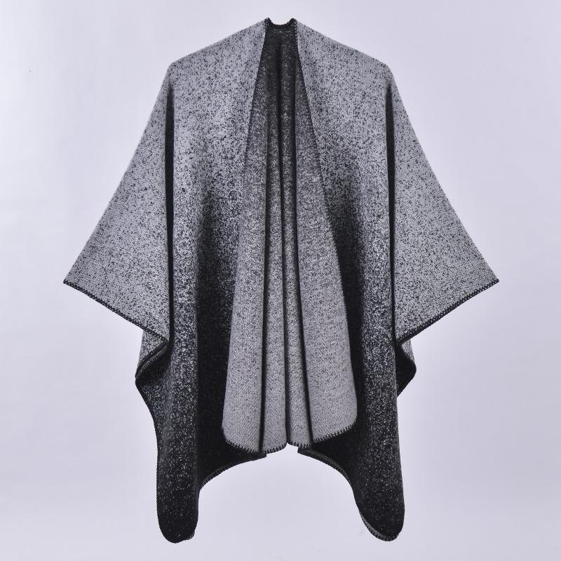 AEC Hand-sewn Edge Thickened and Lengthened Open Hot-selling Cape Air Conditioner Warm Decorative Shawl Scarf