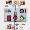 Wooden Led Switch Fire Truck Disassembly And Assembly Screw Nut Tool Cart Children'S Montessori Early Education Educational Toys