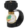 Type1 Brass Outdoor Propane Tank Adapter Gas Cylinder Pressure Gauge with