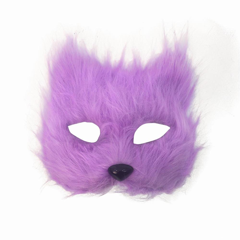 Realistic Half Face Mask Cartoon Masquerade Mask Ghost House Decor Eye Mask  Costume Party Supplies
