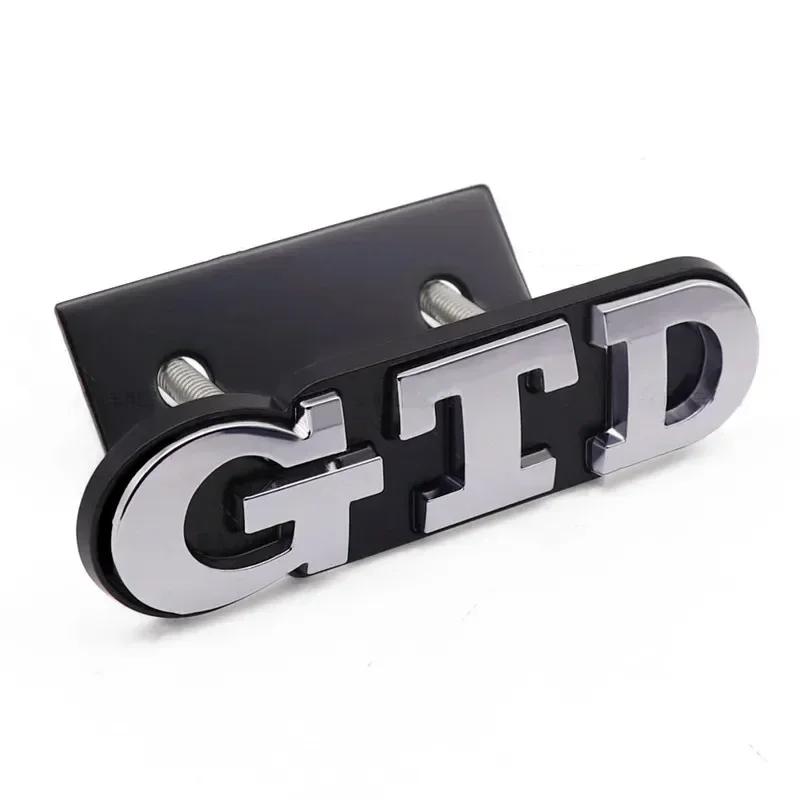 LMN1 VW 2026 Hot 3D Metal Car Front Grill GTD Logo Rear Trunk Sticker Emblem Badge For Volkswagen VW Golf 4 5 6 7 7 MK4 MK5 MK6 MK7 M