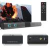 40W TV Soundbar Subwoofer TWS Surround Sound Wireless Soundbox Bluetooth Speaker with FM Radio Home Theater Speaker for Computer