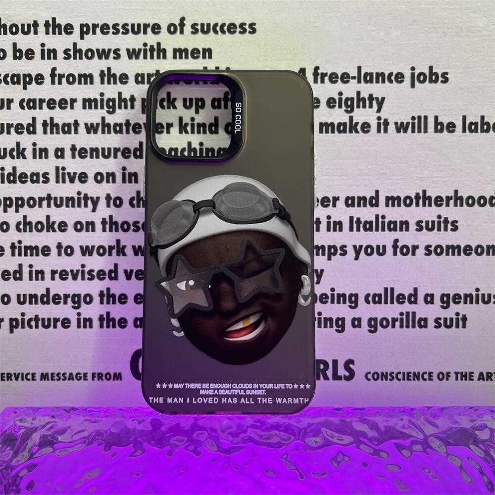 Чехол для iPhone 15 Pro с лазерным дизайном для 14/13/12/11/Xs Max/Xr. Твердый защитный чехол.