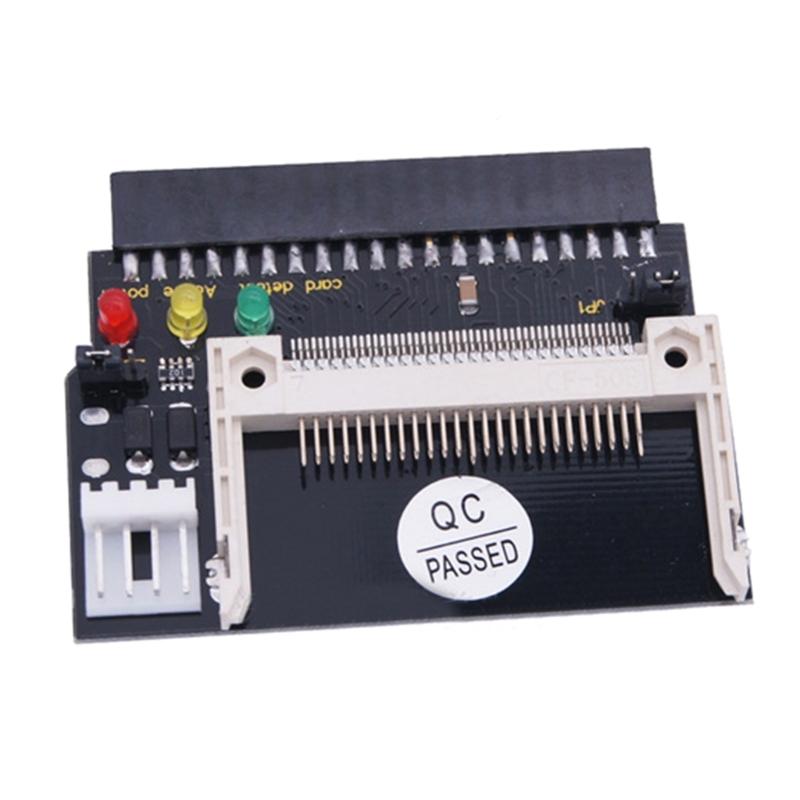 Flash Compact Flash Card to Female 40 Pin IDE Hard Drive Bootable Adapter Converters Module Flash Card Reader Module for Computer