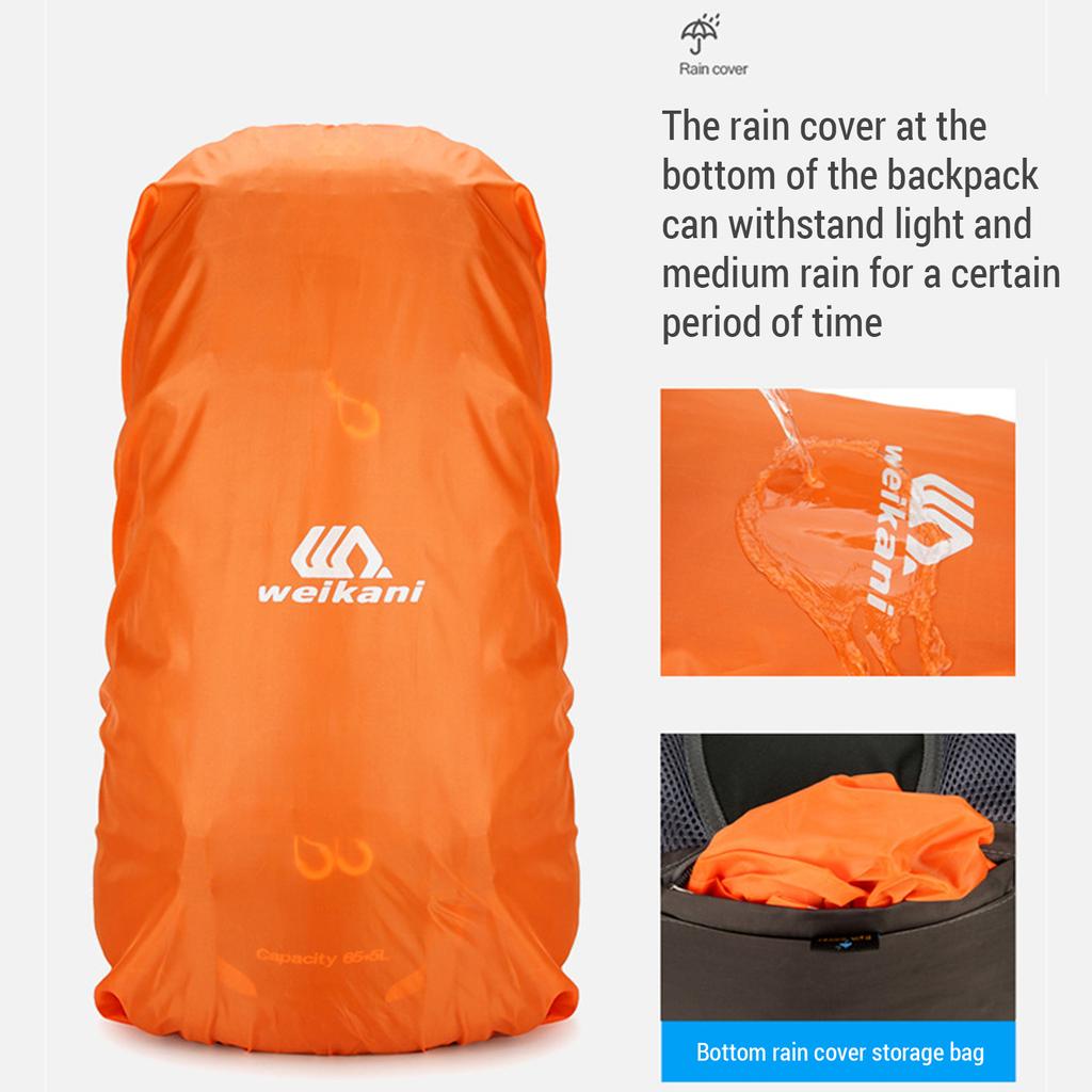 70л Большой вместительный рюкзак для альпинизма Многофункциональный рюкзак для спорта на открытом воздухе Кемпинг Путешествия