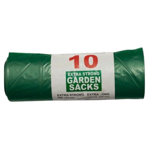 Tristar Heavy Duty Green Garden Sacks 10pk