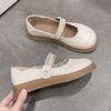 2024 Summer New Women Mary Jane Shoes Soft Casual  Outdoor Dress Flat Ballet Shoes Round Toe Shallow Slip On Flats