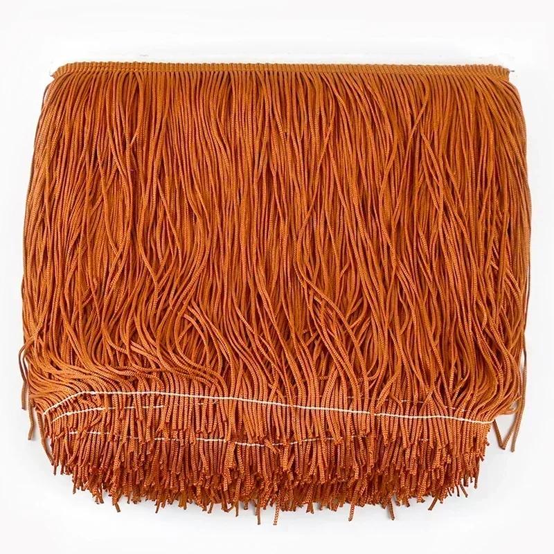 5М Meetee Полиэстеровая бахрома с кисточками 10-30см Кружевная отделка Лента для платья Занавеска Декоративные ленты Бахрома Ткань Швейная фурнитура