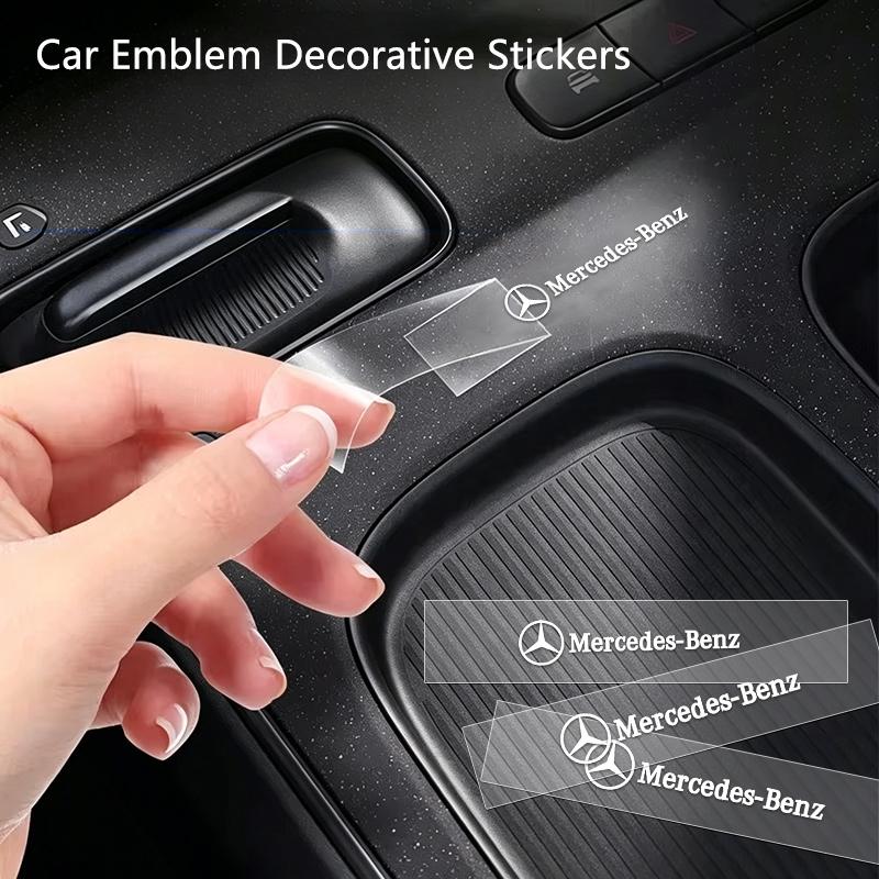 OFK3 5/10PCS Car Emblem Sticker Car Body Decoration Sticker For Mercedes Benz AMG W177 W176 X166 X167 C257 C218 X253 C118 C117 H247